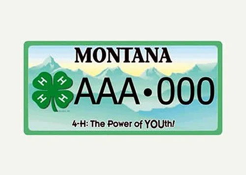 Montana Montana 4-H Foundation specialty plate