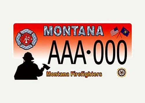 Montana Montana State Fire Chiefs’ Association specialty plate