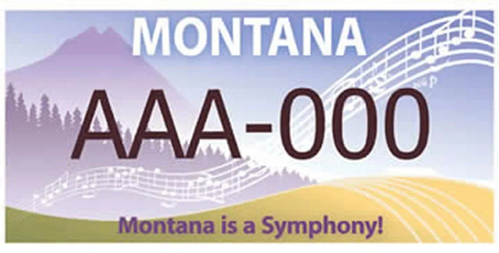 Montana Montana Association of Symphony Orchestras specialty plate