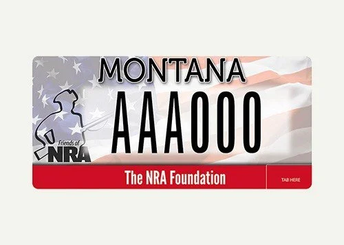 Montana Friends of NRA (The NRA Foundation) specialty plate
