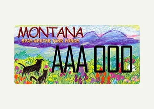 Montana Montana Spay/Neuter Task Force specialty plate