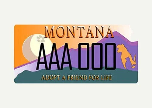 Montana Stafford Animal Shelter (Humane Society of Park County) specialty plate