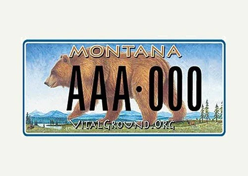Montana The Vital Ground Foundation specialty plate