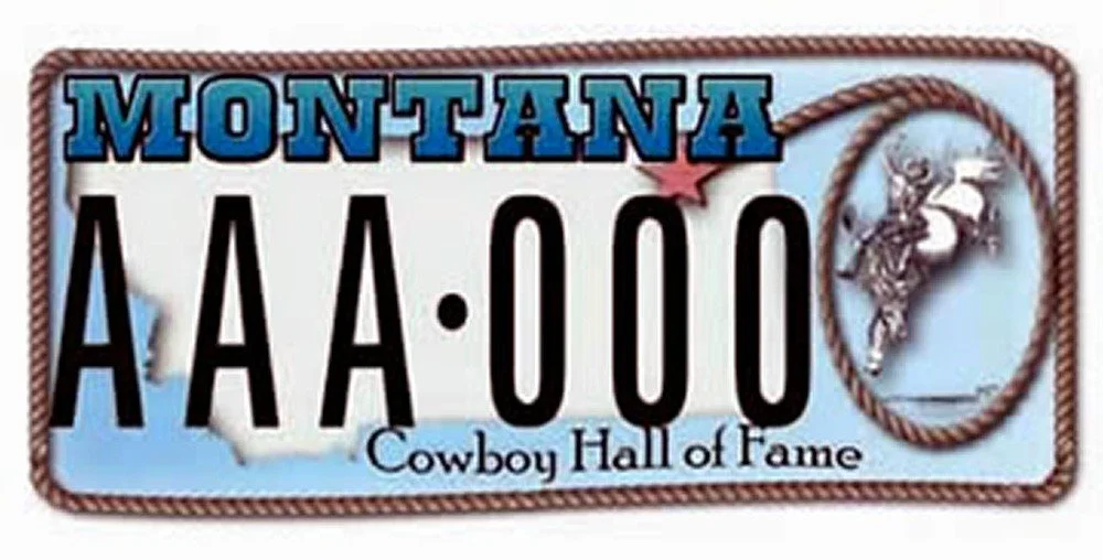 Montana Montana Cowboy Hall of Fame specialty plate