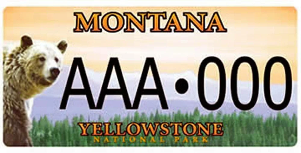 Montana Yellowstone Forever specialty plate
