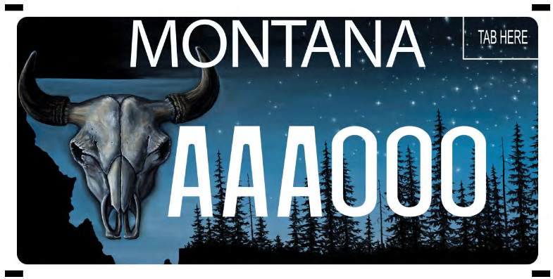 Montana Veterans Navigation Network specialty plate