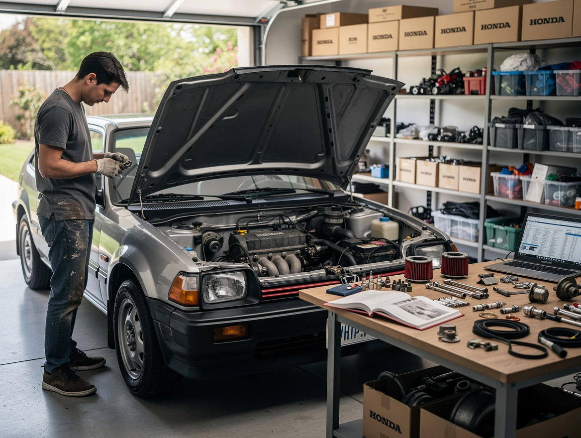 Sourcing Parts and Maintenance for Vintage Hondas