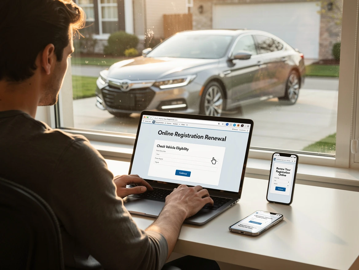 How Do I Verify if My Vehicle is Eligible for Online Renewal?