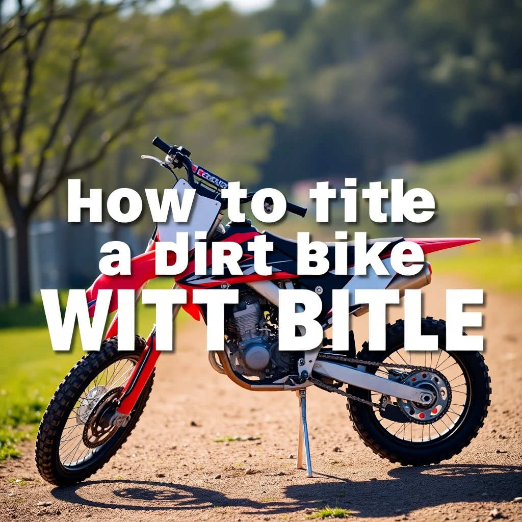How to Title a Dirt Bike Without Title | Complete Guide
