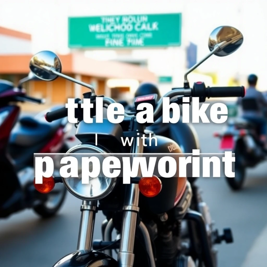 Getting a Title for a Bike With No Paperwork | SLH
