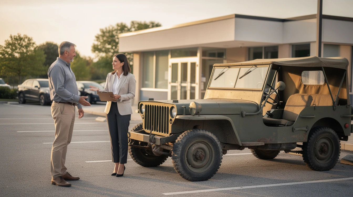 How Do I Establish Legal Ownership of a Vintage Military Vehicle?