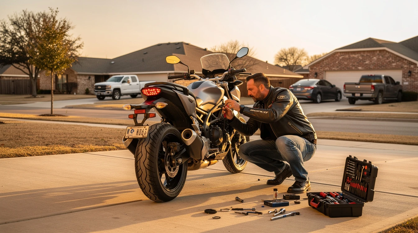 How to Make a Motorcycle Street Legal in Texas