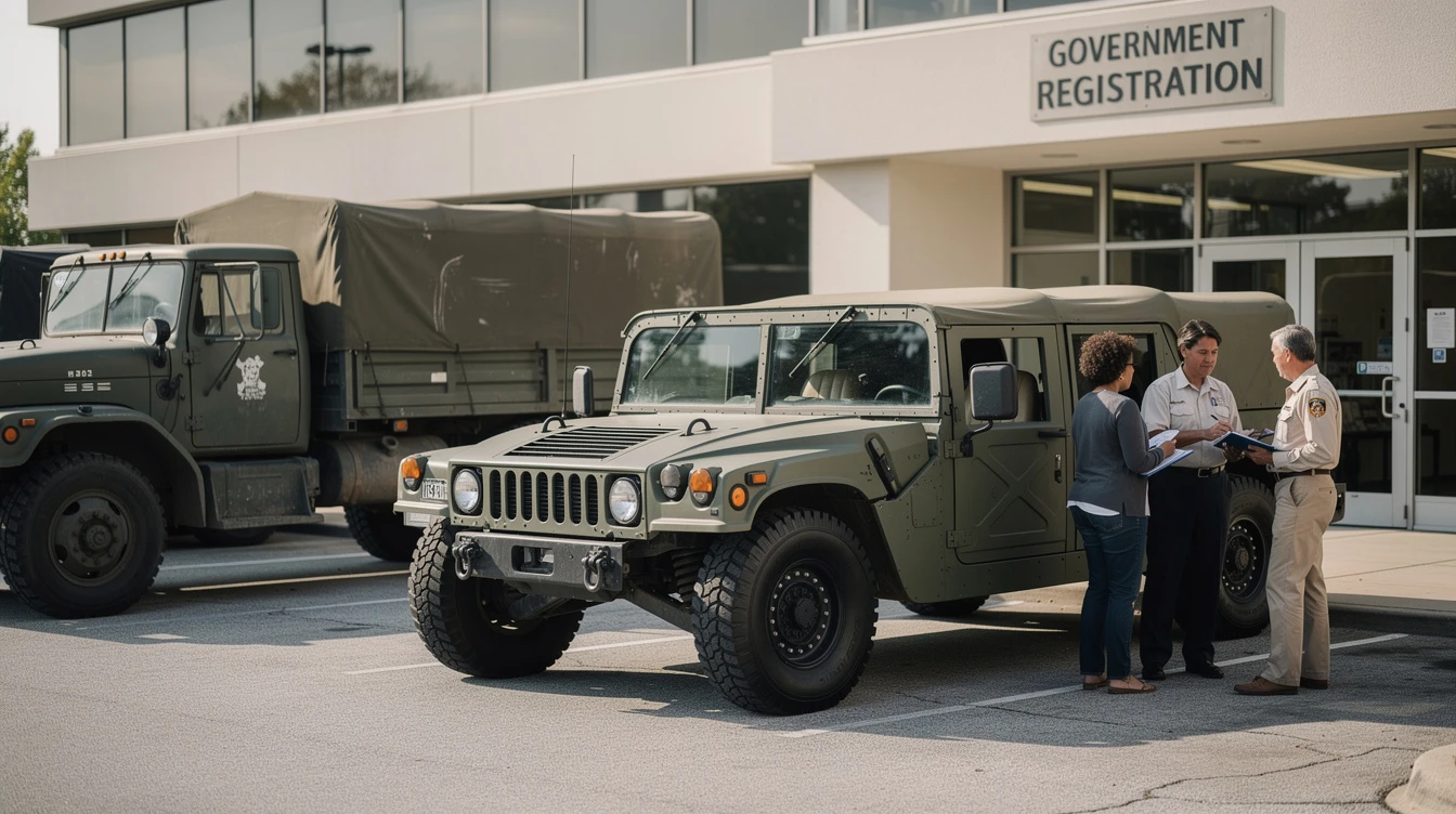 Register Military Vehicles in USA | Street Legal Hookup