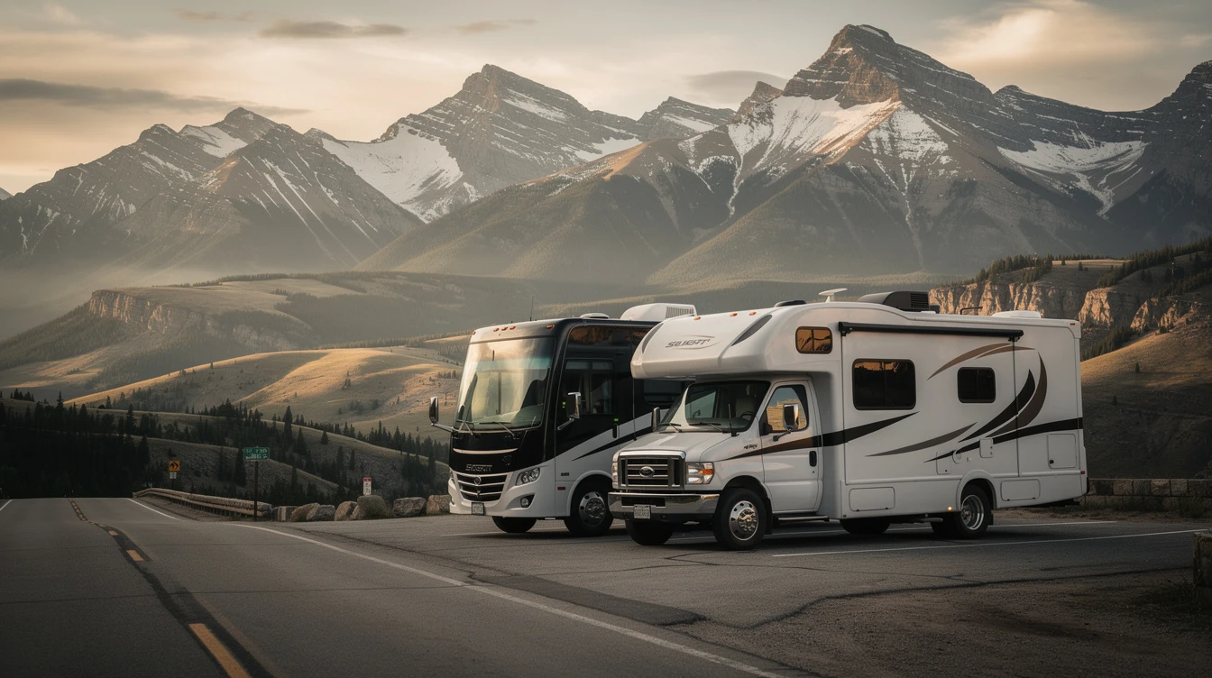 Montana RV and motorhome registration, Class A and Class C at Montana overlook