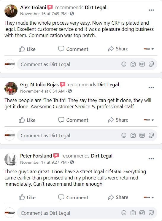 Dirt Legal Reviews