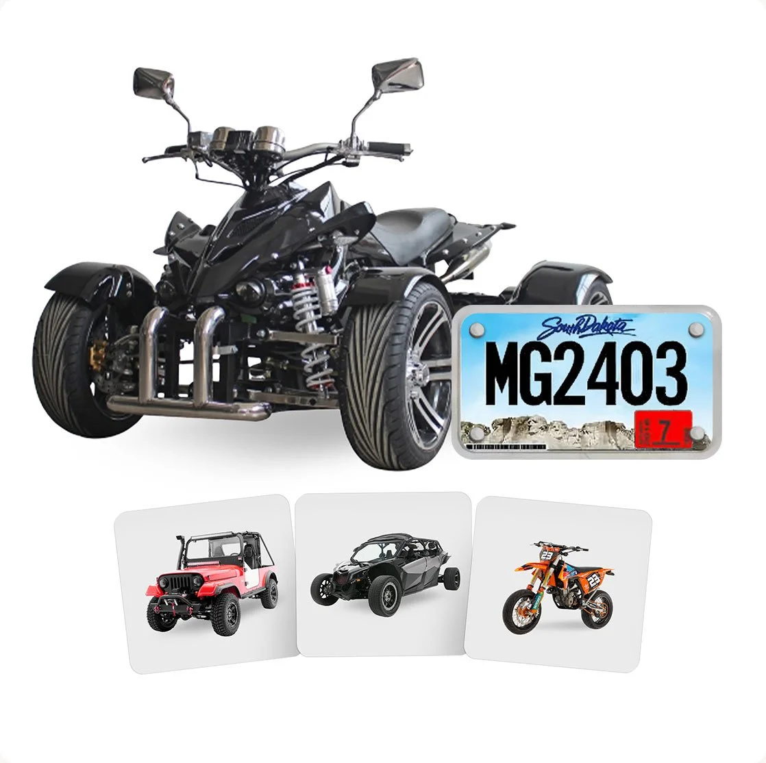 atv South Dakota registration service
