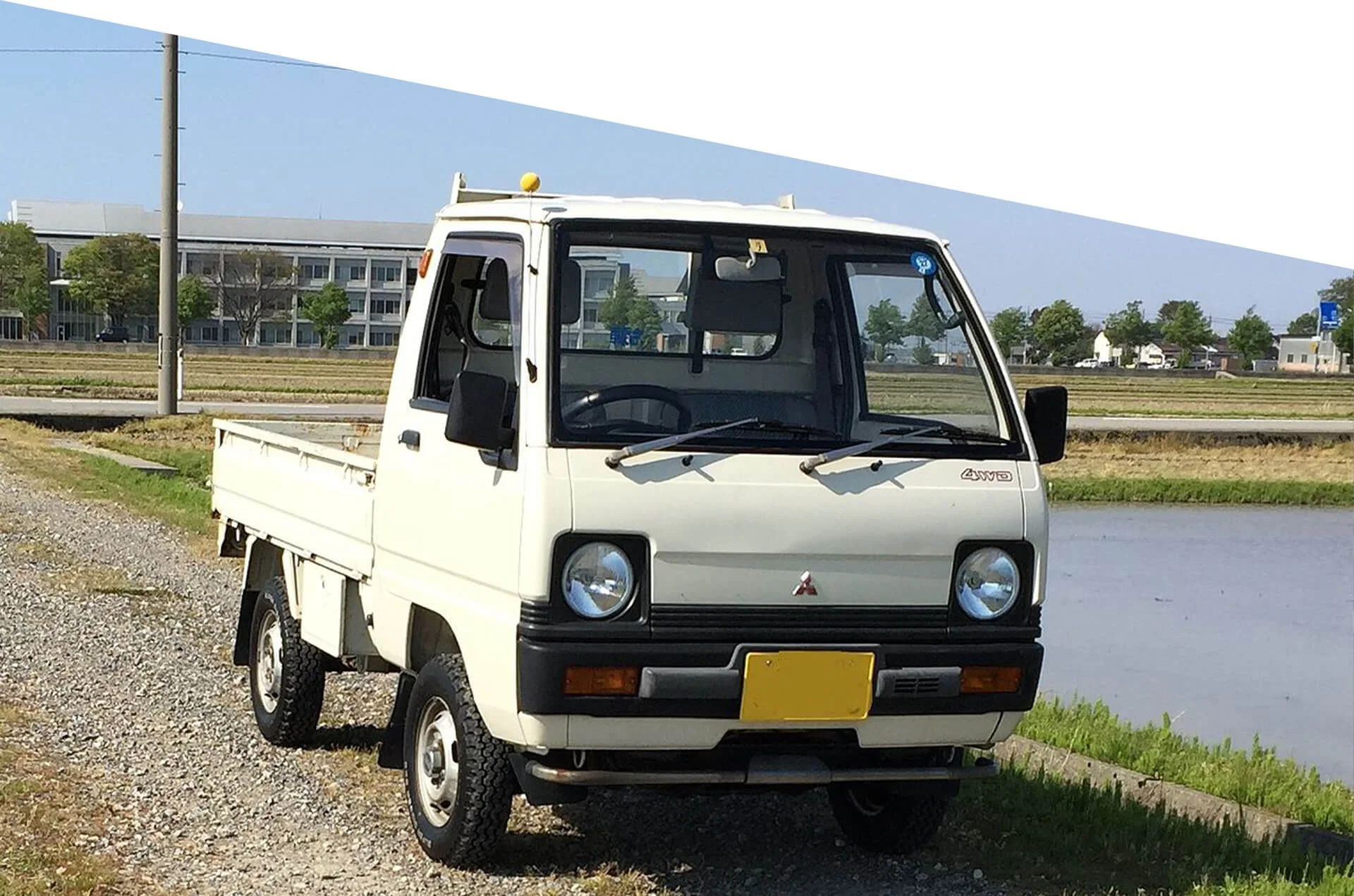 mini truck on road