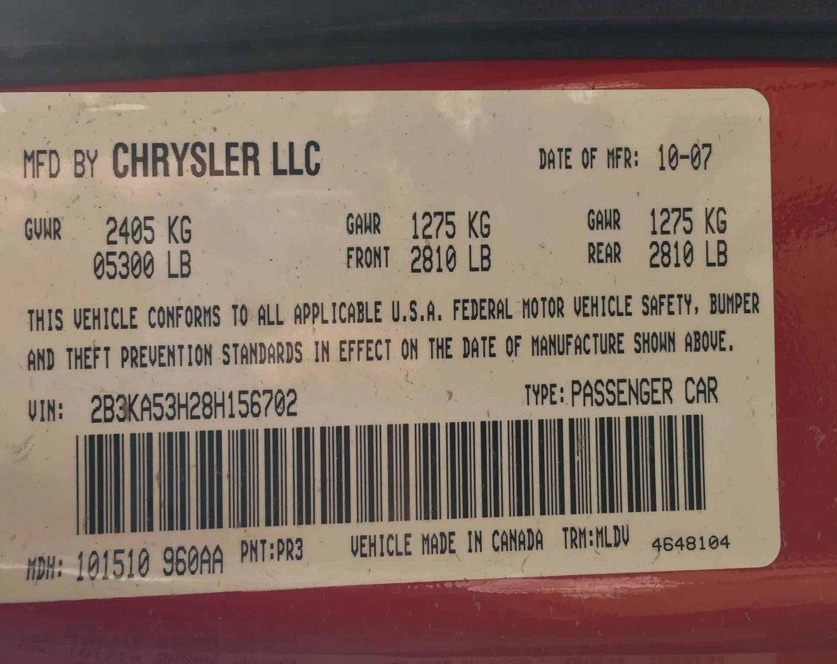 Federal safety label