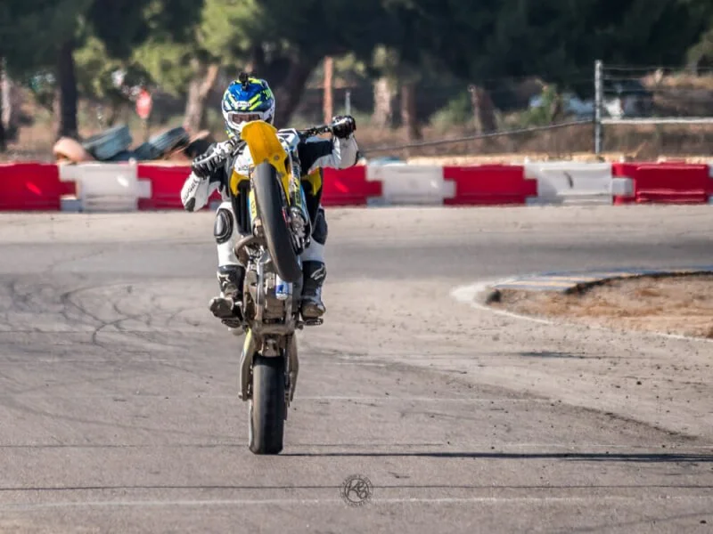 2018 suzuki RM450 supermoto wheelie