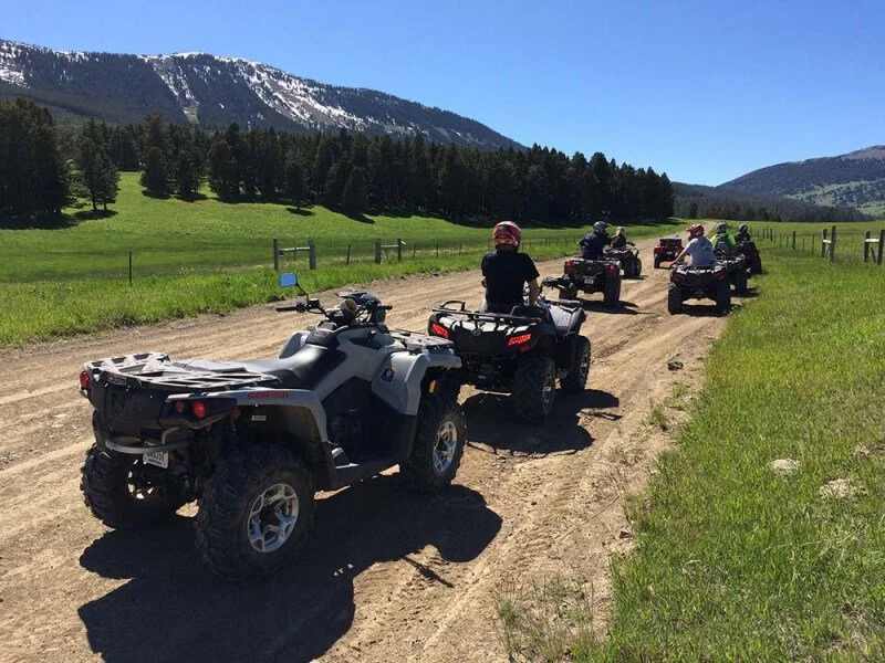 ATVs at Moser Creek Trail Head