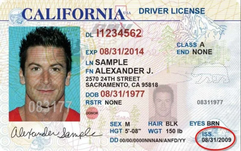 california drivers license