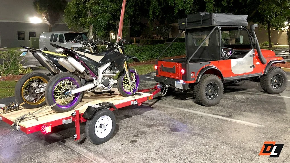street legal roxor towing dirt bikes