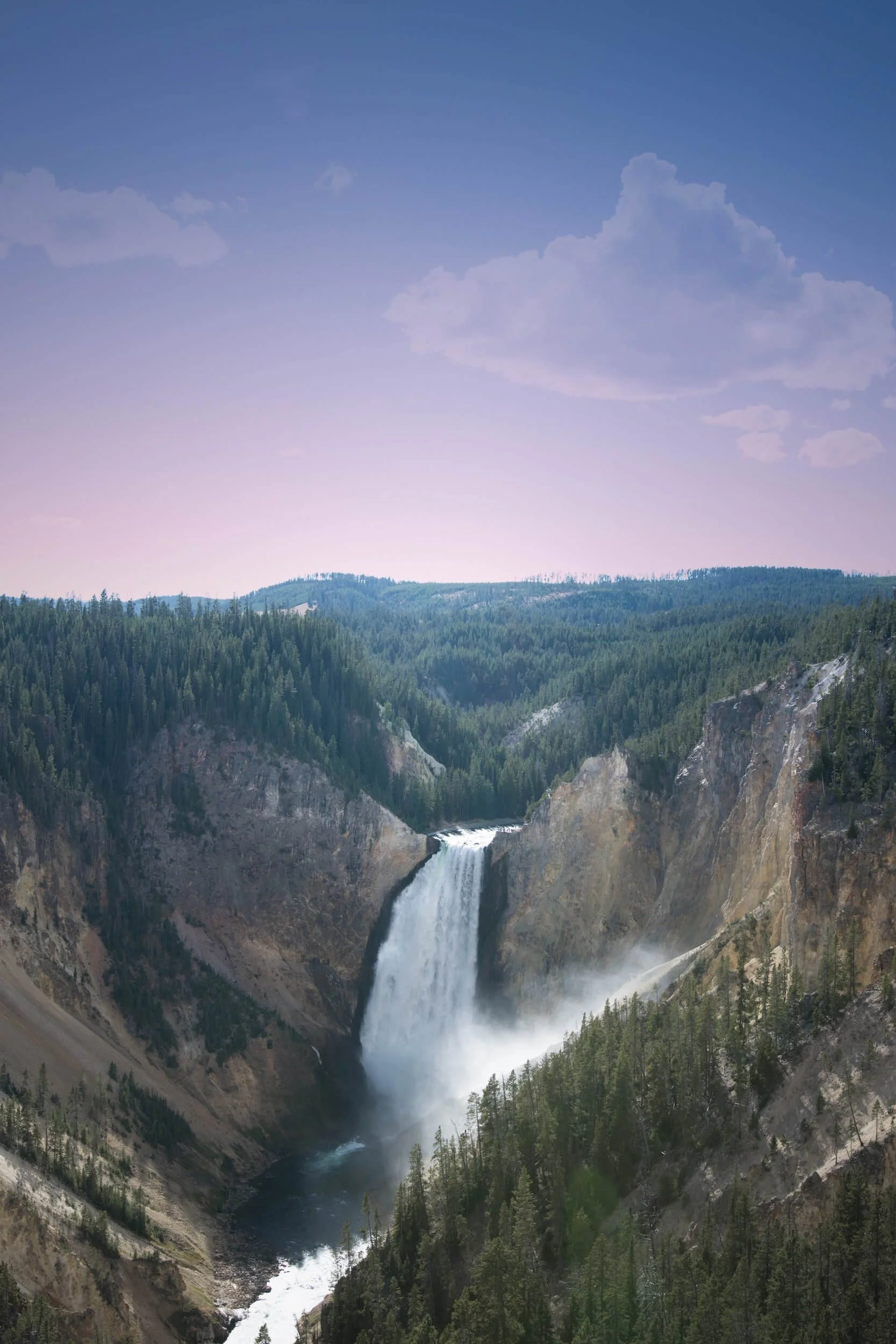 waterfall in mountain