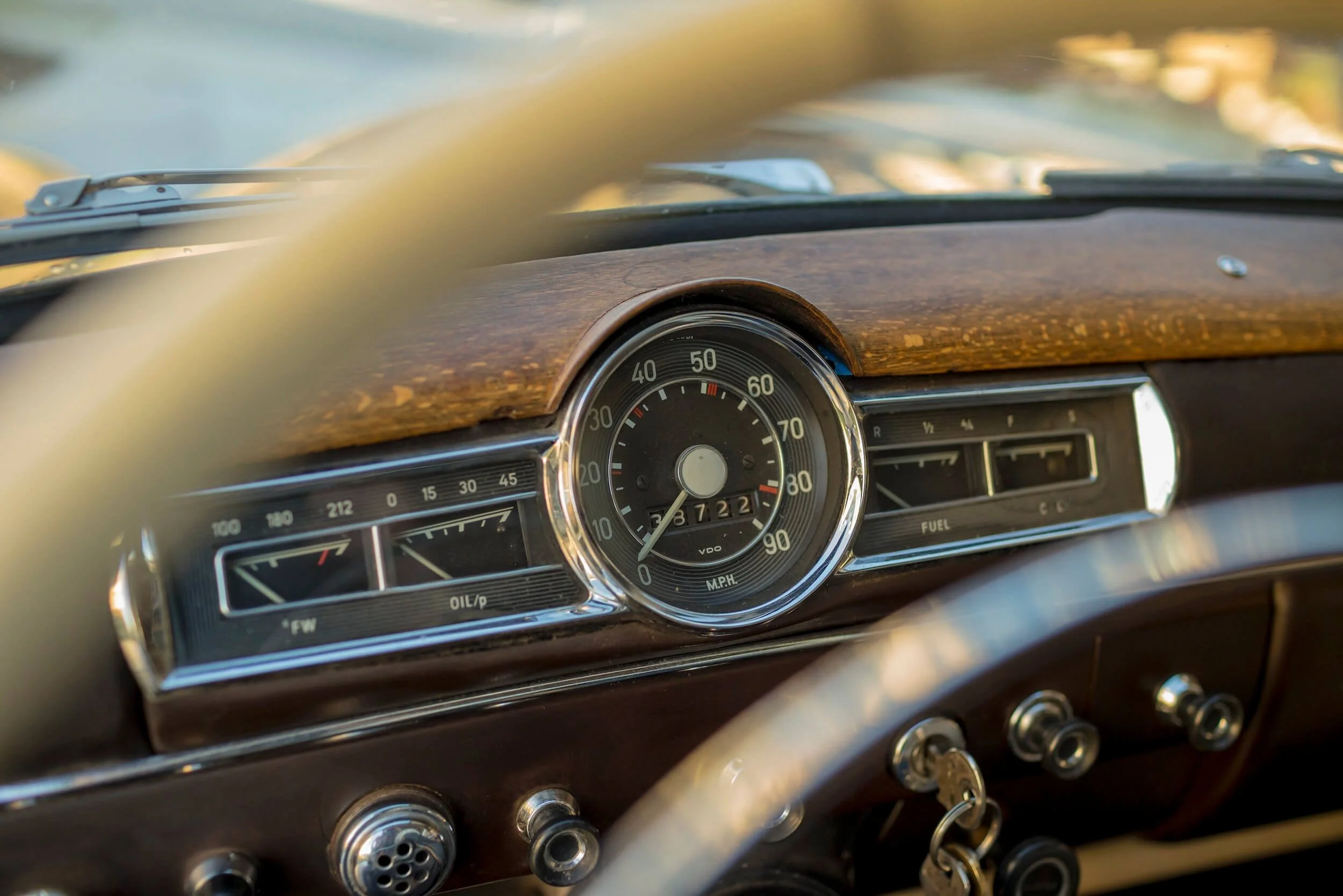 old car odometer