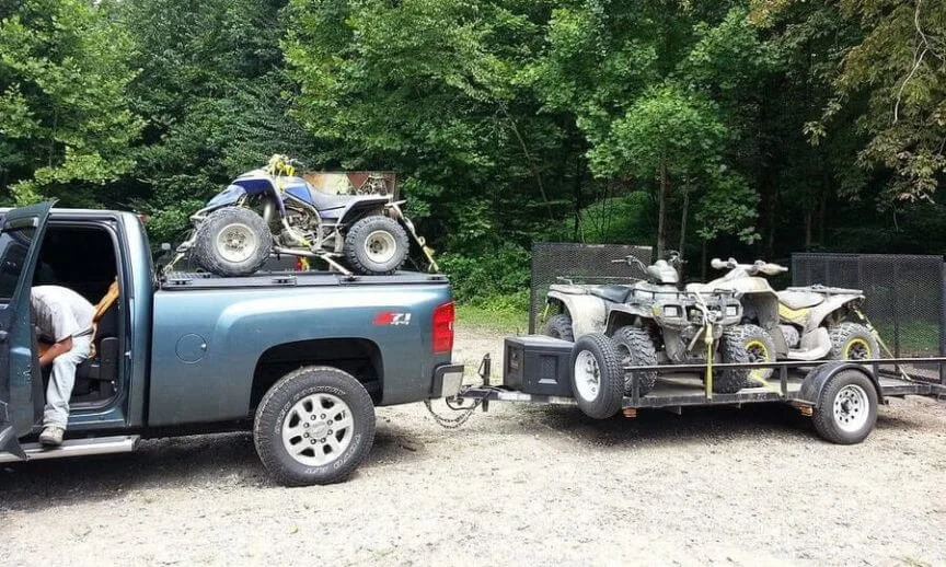 atv trailer overloaded