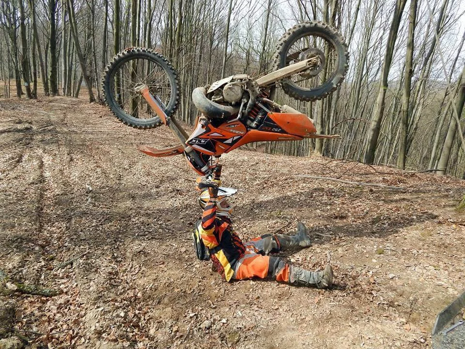 dirt bike stunt