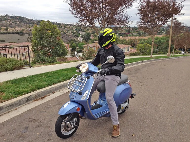 Moped motorcycle