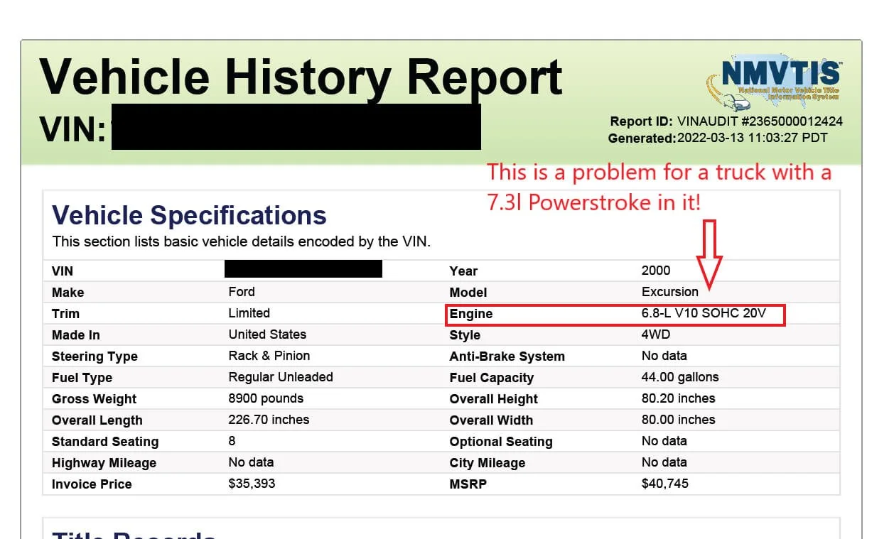 vehicle history report
