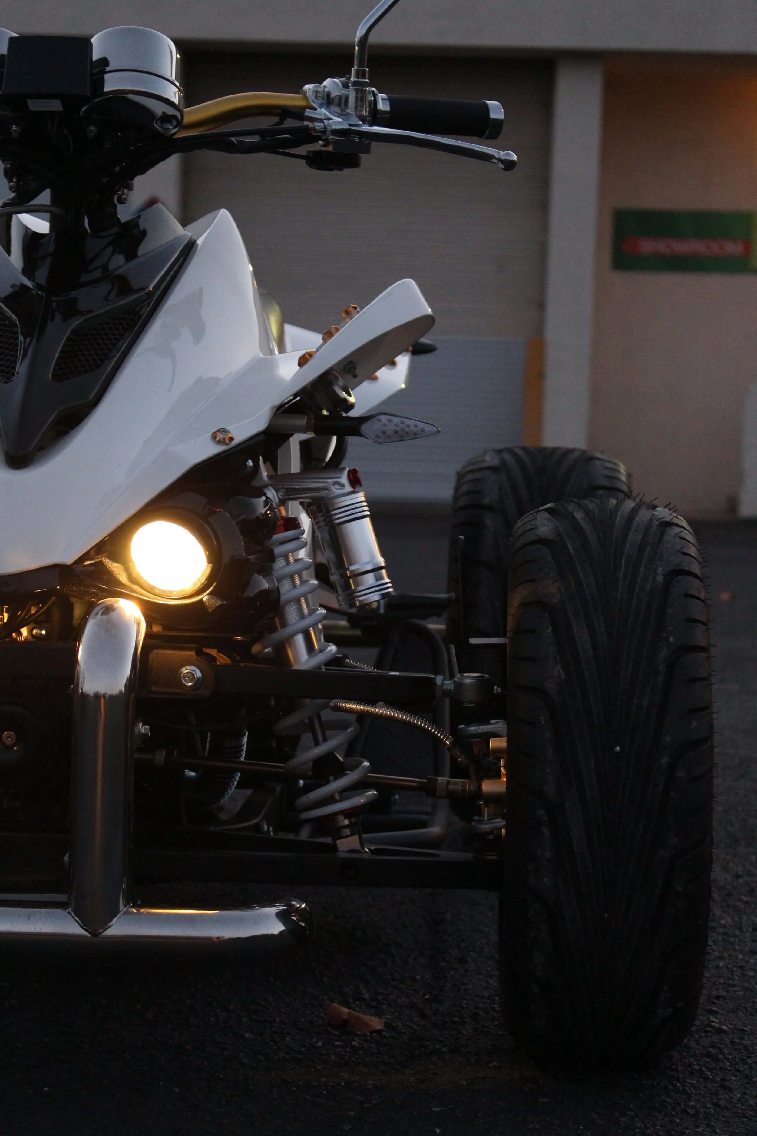 ATV front view