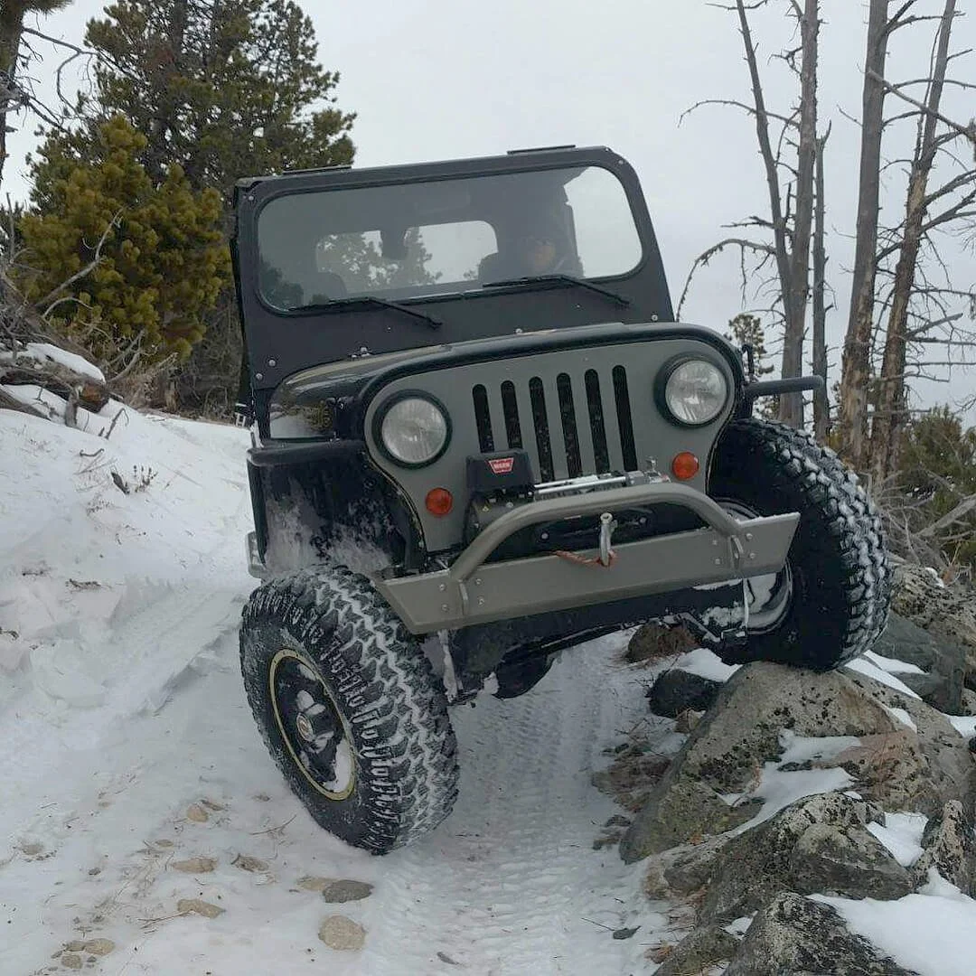 A lifted Roxor with a locking diff getting down and dirty