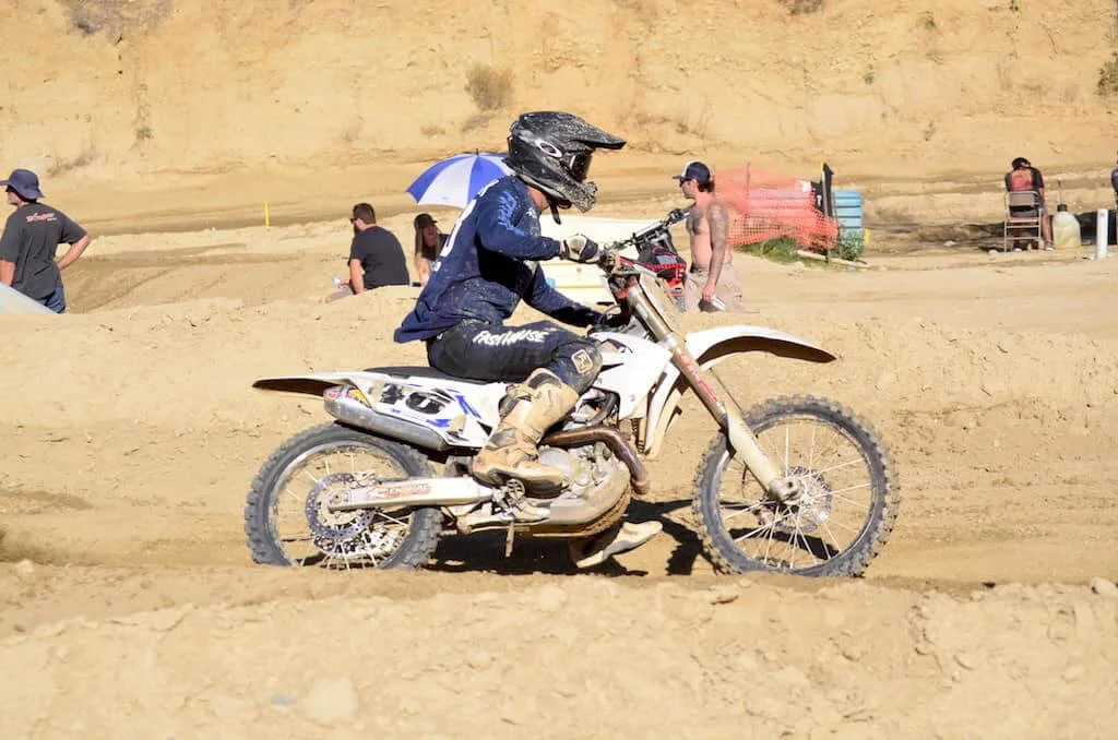 dirt bike riding off-road