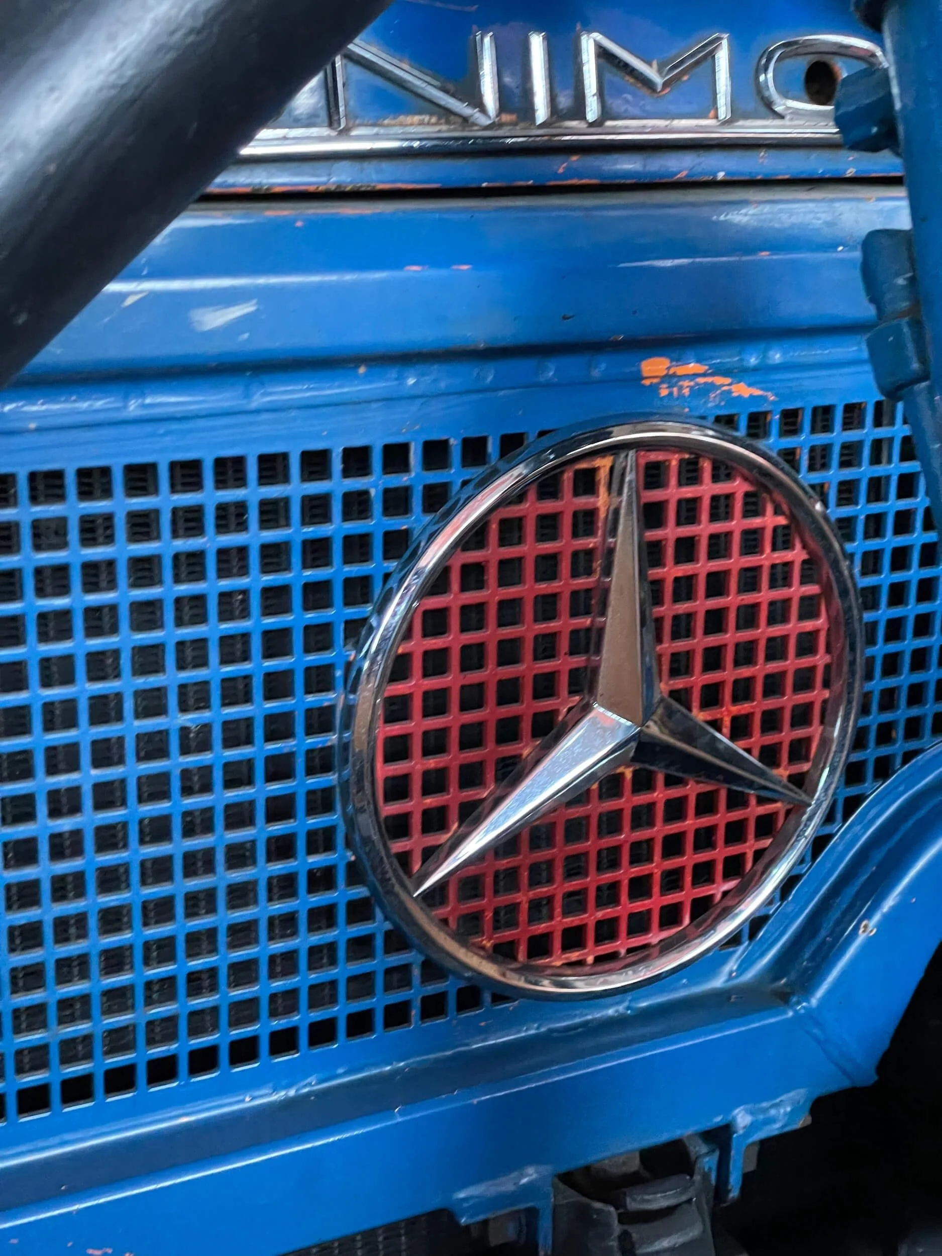 front of car