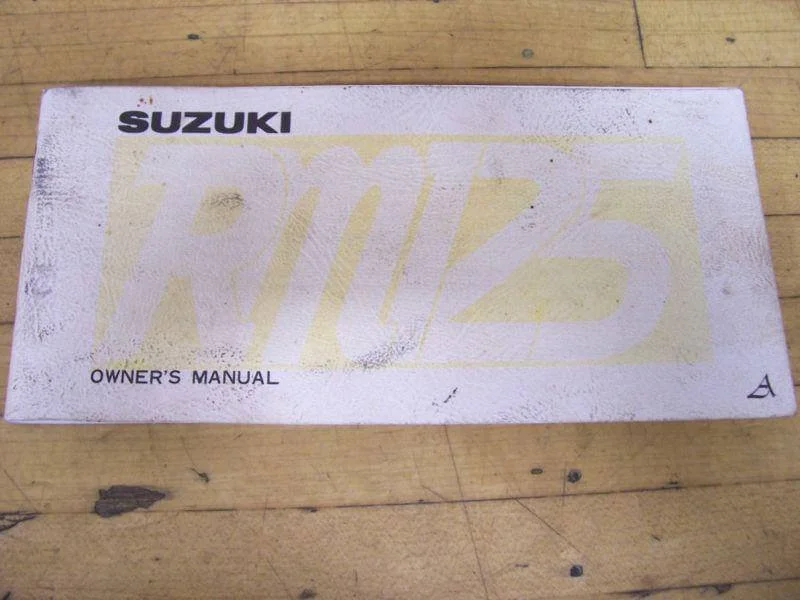 suzuki owner's manual