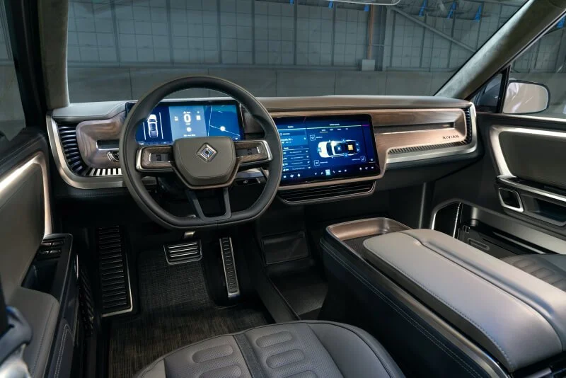 rivian truck interior