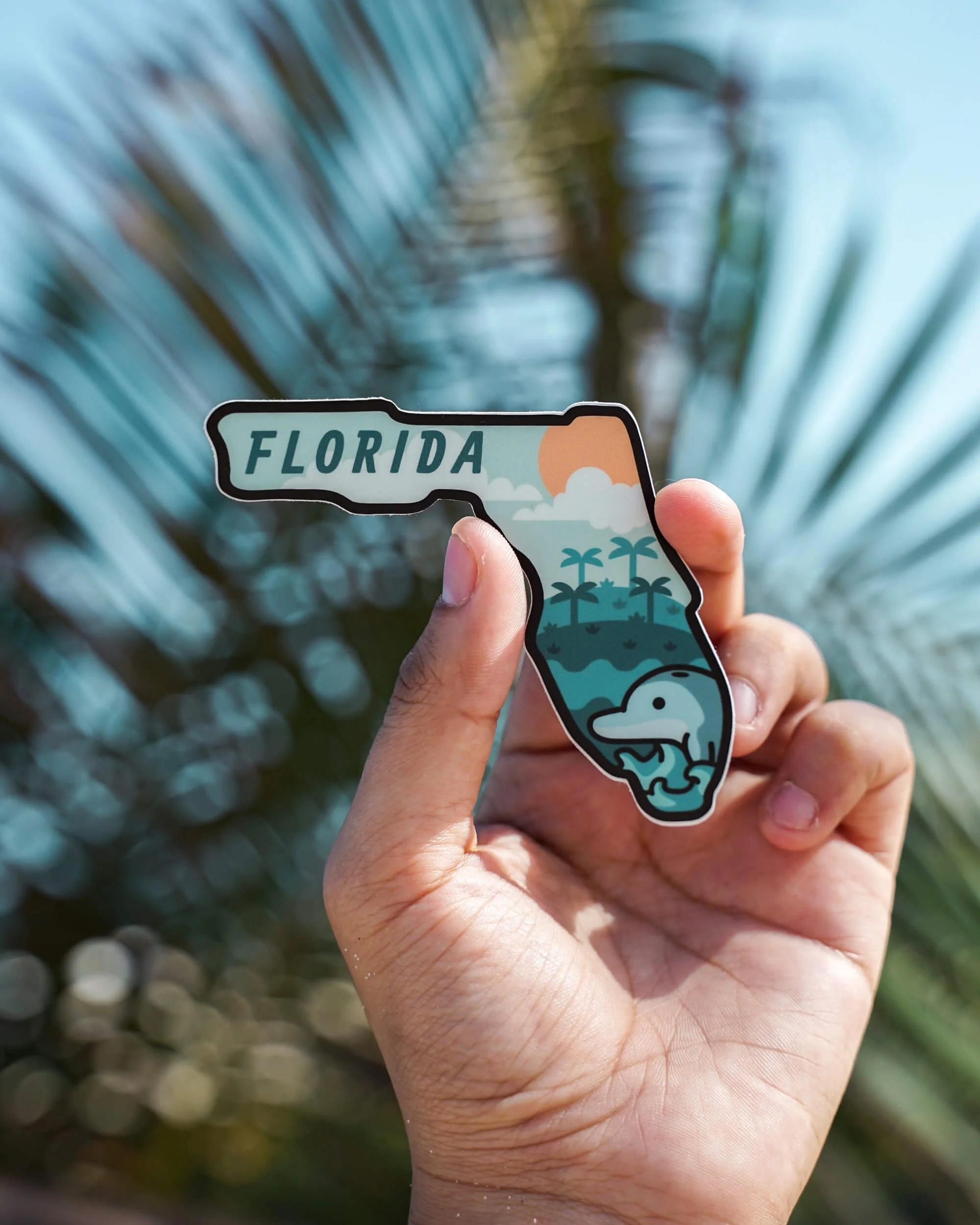 florida map on hand