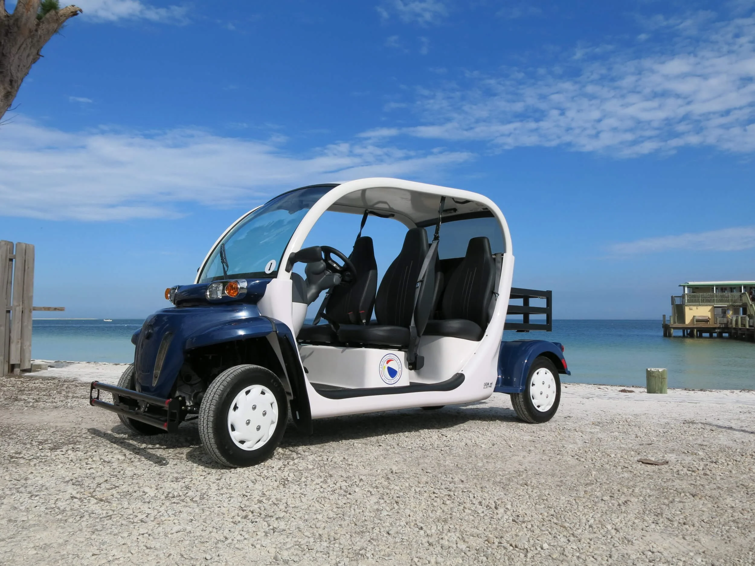 golf cart Caribbean island