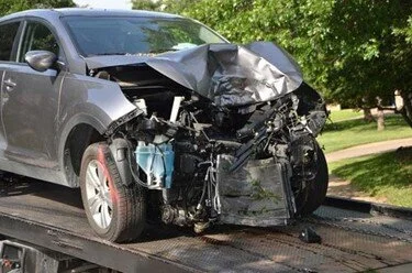 totaled car