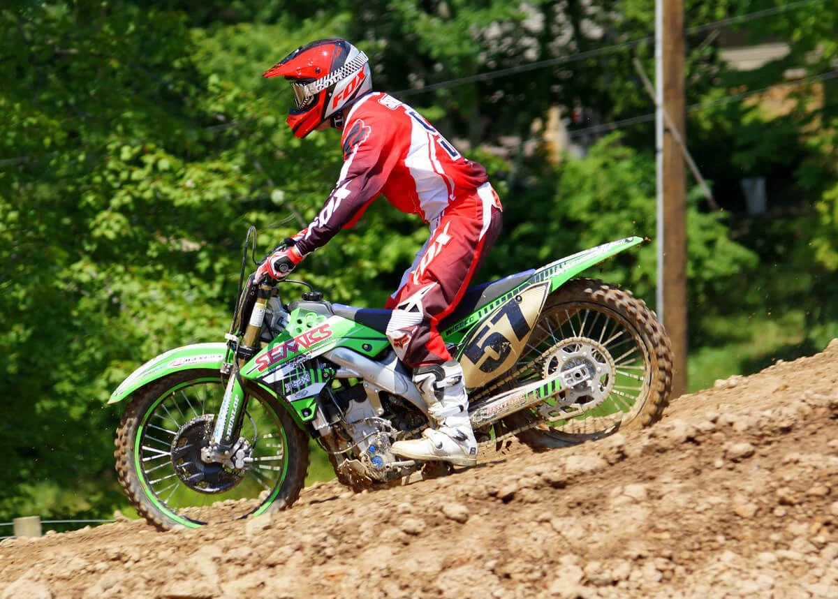 dirt bike bottoming out