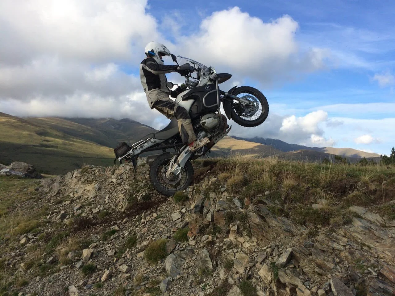 dirt bike rider jumping