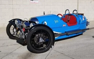 8k-Mile 2012 Morgan 3 Wheeler Blue Meanie