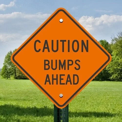 speed bump sign