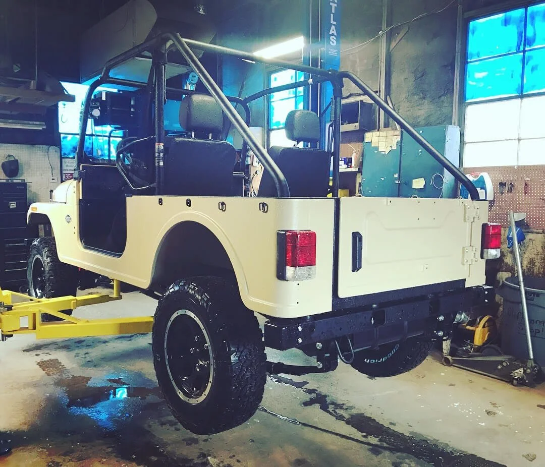 Roxor being prepped for bunny trail rentals in Moab