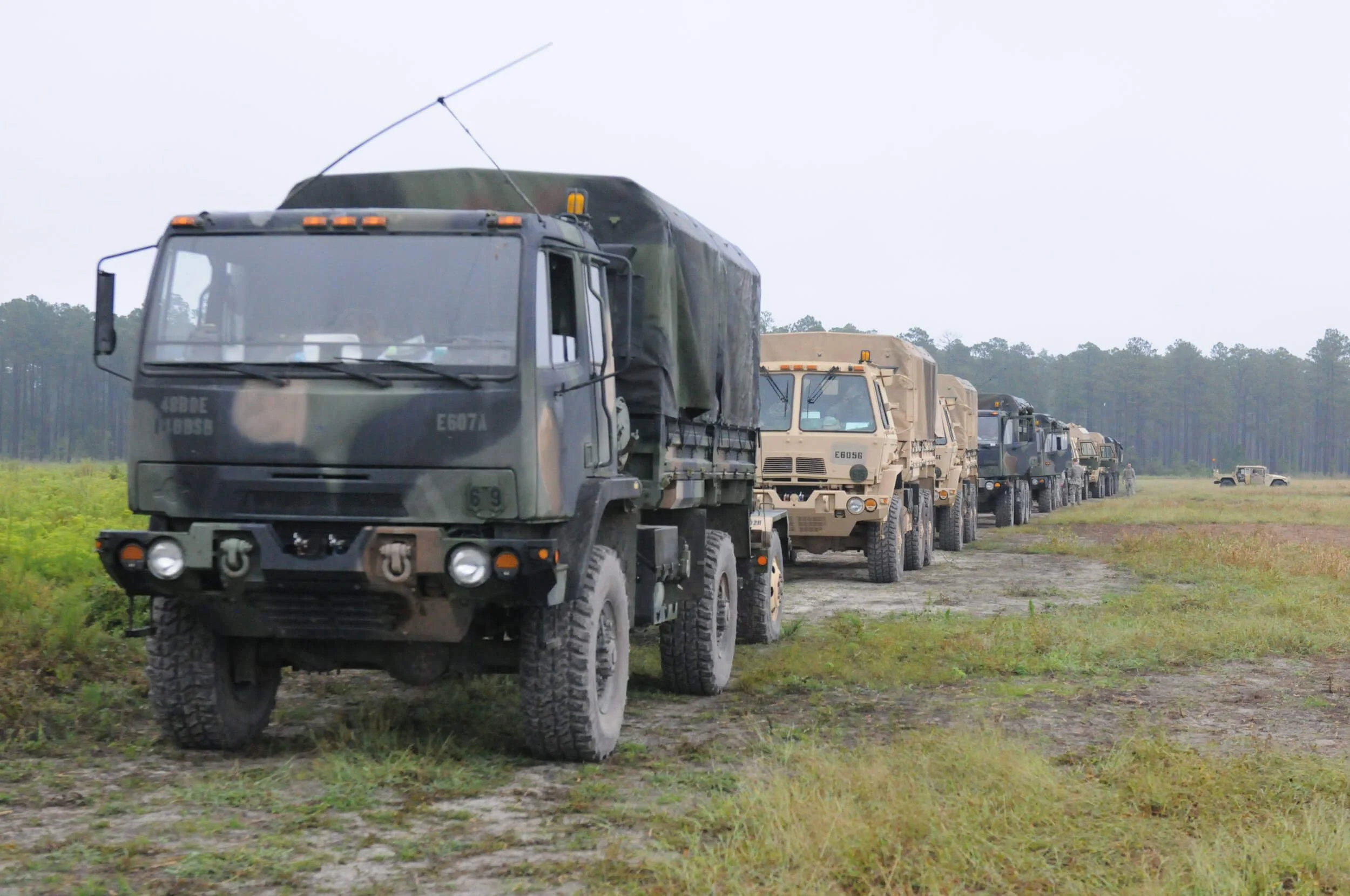 48th Infantry Brigade XCTC military vehicles