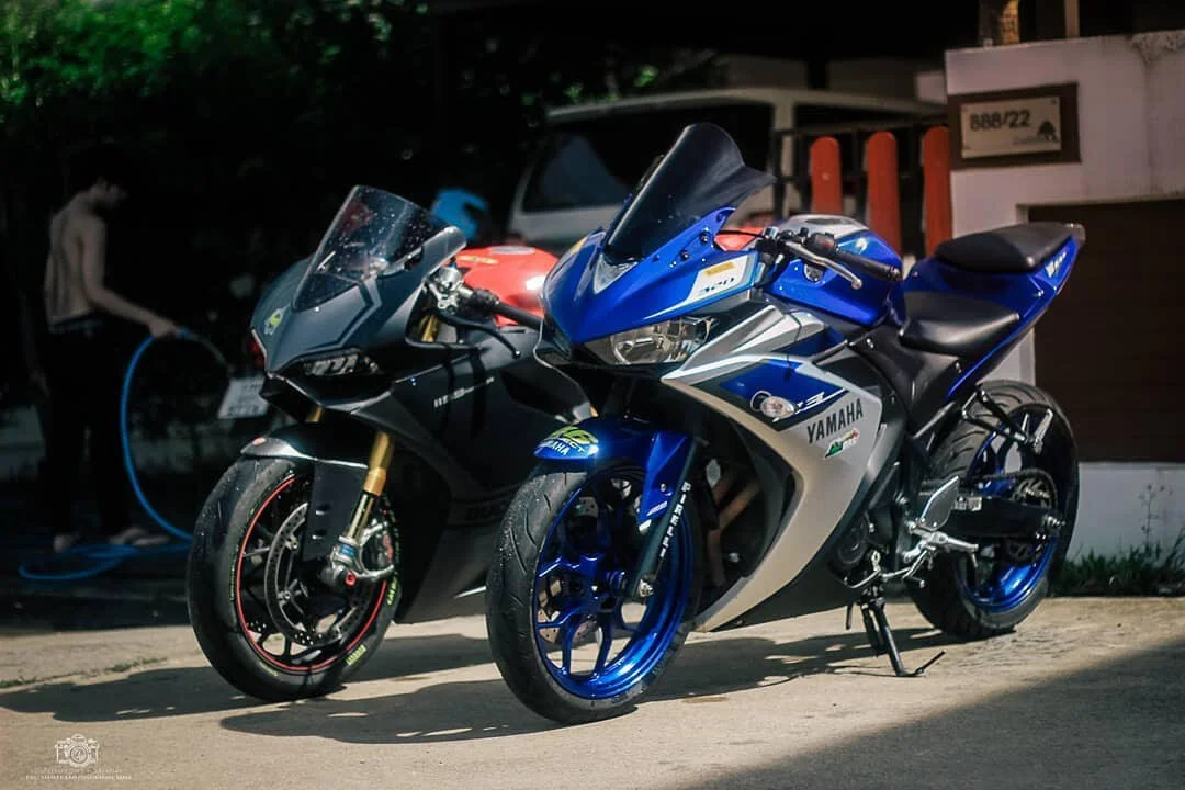 Yamaha R3 motorcycle