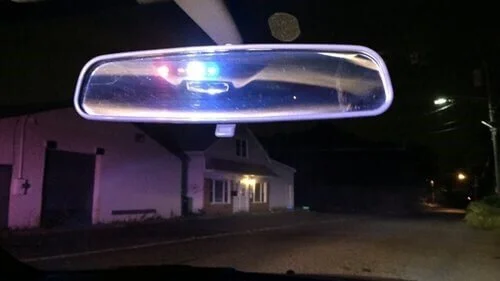 police pulled car over