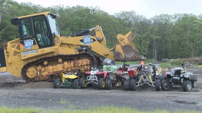 crushing dirt bikes